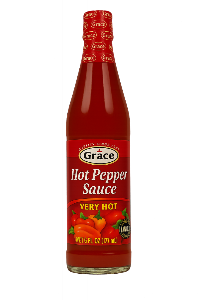 Grace Hot Pepper Sauce 6oz (2 tokens)