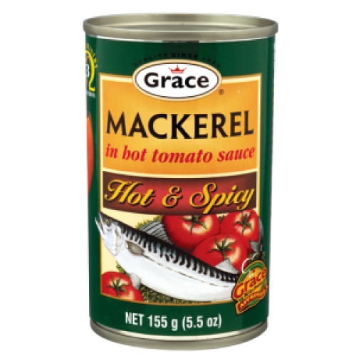 Grace Mackerel Hot Tomato Sauce 156g (2 tokens)
