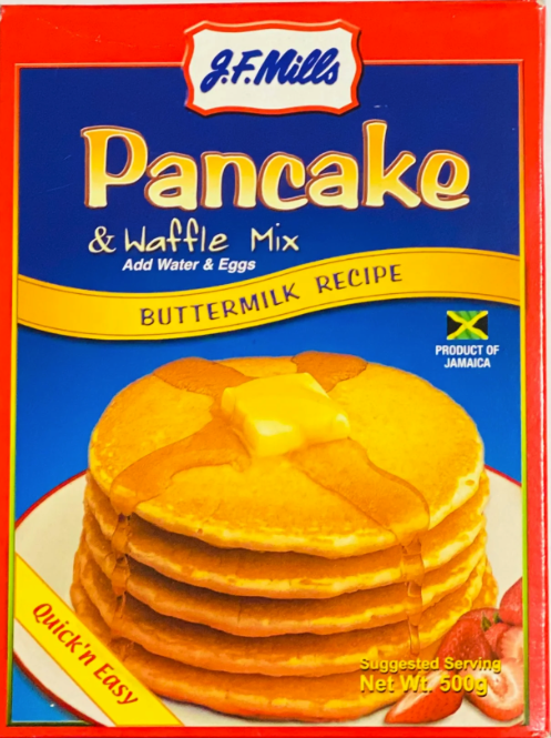 J.F. Mills Pancake & Waffle Mix  (4 tokens)