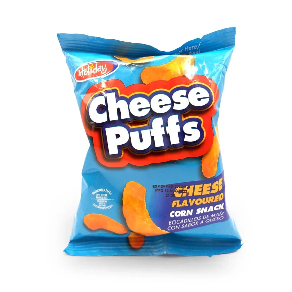 Holiday Cheese Puffs 20g (1 token)