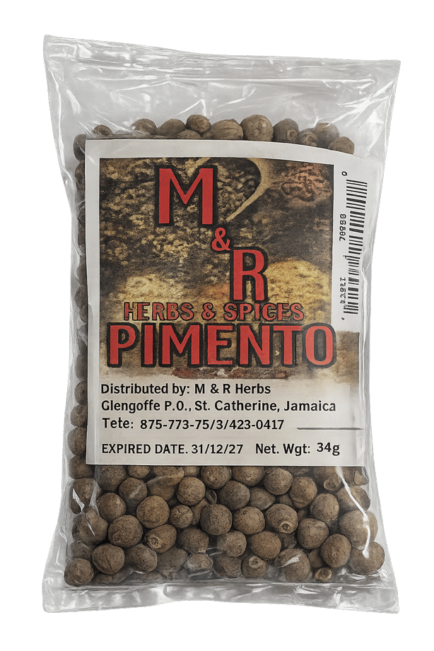 M & R Whole Pimento (Allspice) – 34g (1 tokens)
