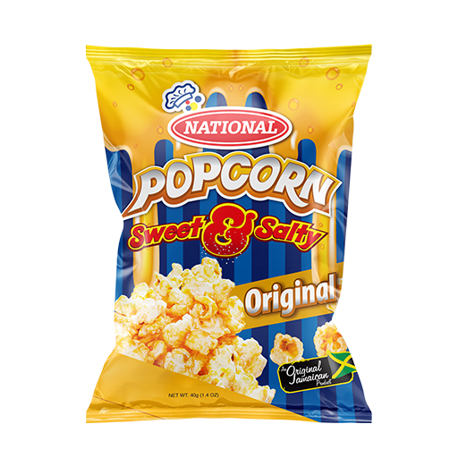 National Popcorn Sweet & Salty Popcorn 40g (2 tokens)