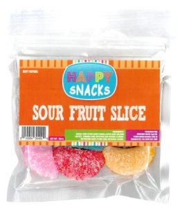 Happy Snack Sour Fruit Slice 135g