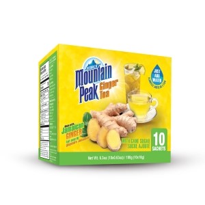 Mountain Peak Ginger Sugar Box 10ct