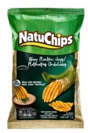 Natuchips Wavy Plantain Chips 142g