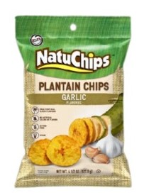 Natuchips Garlic Plantain Chips 113g