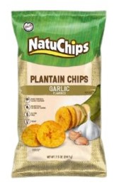 Natuchips Garlic Plantain Chips 220g