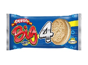 Devon Big 4 Coconut Creams Biscuits 38g (Twin Pack)
