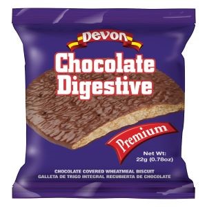 Devon Chocolate Digestive Biscuit 22g (Twin Pack)