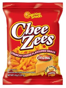 Sunshine Snacks Chee Zees 45g (Twin Pack)