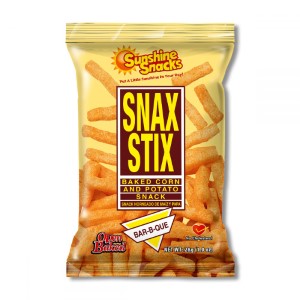 Sunshine Snacks Snax Stix Bar-b-que 28g (Twin Pack)