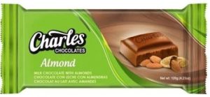 Charles Whole Nut Almond Chocolate 108g