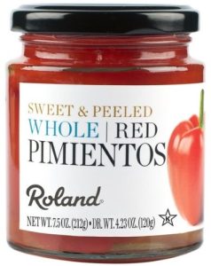 Roland Whole Red Pimento Jars 7.5OZ