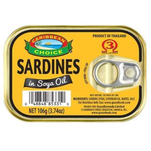 Carib Choice Sardines In Soya Oil 106g