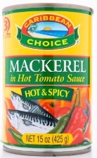 Caribbean Choice Mackerel Hot & Spicy 15