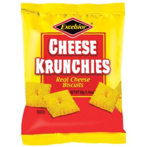 Excelsior Cheese Krunches 50g (Twin Pack)
