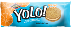 Excelsior Yolo Orange Cream Cookie Sandw (Twin Pack)