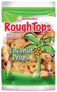 Bermudez Rough Tops Coconut Drops 142g