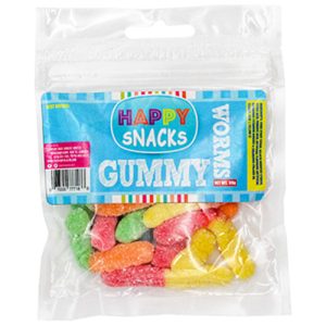 Happy Snacks Gummy Worms 89g