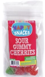 Happy Snacks Sour Gummy Cherries 72g