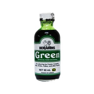 Benjamins Food Colouring Green 2oz