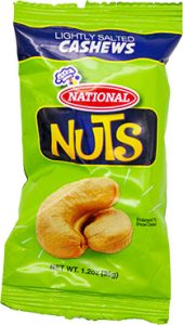 National Lightly Salted Cashews 35g