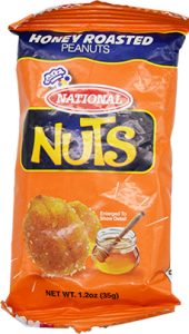 National Honey Roasted Peanuts 35g (Twin Pack)