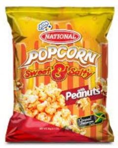 National Sweet & Salty Popcorn Penut 50g (Twin Pack)