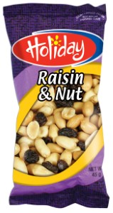 Holiday Raisins & Nuts 45g (Twin Pack)