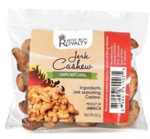 Wise Buy Royalty Jerk Cashew 60g
