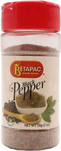 Betapac Black Pepper 2oz
