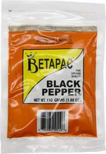Betapac Black Pepper 110g