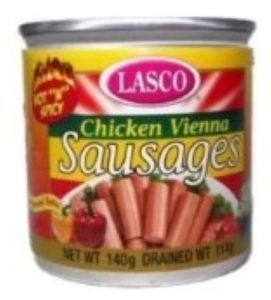 Lasco Hot & Spicy Vienna Sausage 140g