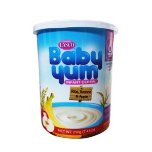 Lasco Baby Yum Rice Banana & Apple 210g