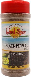 Island Spice Black Pepper 170g