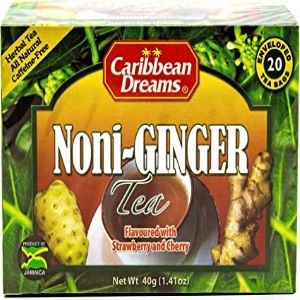 Caribbean Dreams Noni Ginger Tea Bag 20c