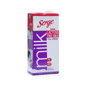 Serge Lactose Free Milk Full Cream 1LT