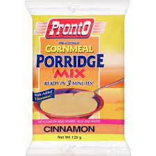 Pronto Cornmeal Porridge Mix Cinnamon 12
