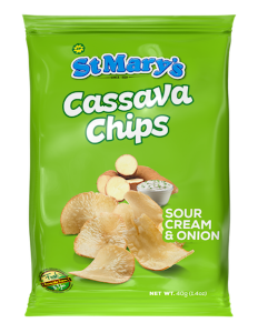 St.mary's Cassava Chips S/cream Onio 40g