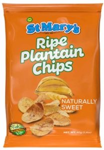 St.mary's Ripe Plantain Chips Slight 40g