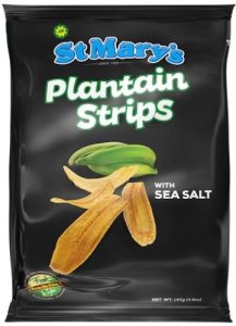 St.mary's Plantain Strips Salt 140g