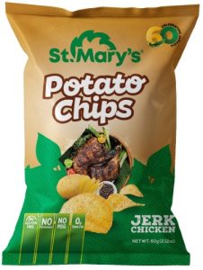 St.mary's Jerk Chicken Potato Chips 60g