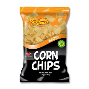 Sunshine Snacks Corn Chips Nacho 50g (Twin Pack)